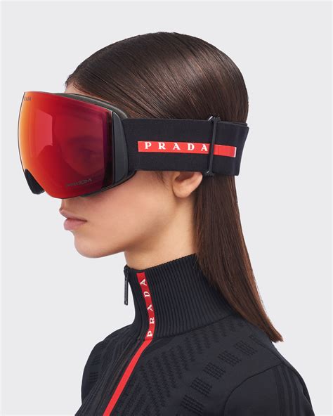 prada linea rossa ski goggles